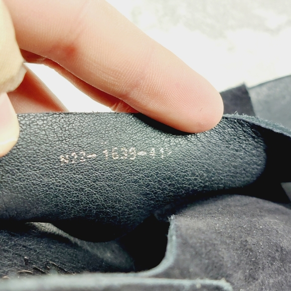 NEW Pedro Garcia Yuval Black Suede Slingback Open Toe Heeled Sandals T59 - Picture 10 of 11